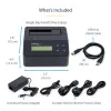 StarTech.com cancellatore di dischi a singolo vano, sanificatore HDD/SSD standalone, USB 3.0 a SATA II (3 Gbit/s), 9 modalità di cancellazione, display LCD, dock sanificatore per cancellazione sicura dei dischi, porta stampante DB-9, conforme TAA