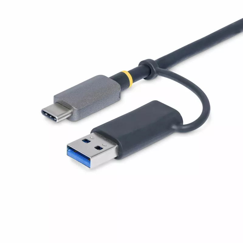 StarTech.com FCREADMICRO3V2 lettore di schede di memoria multimediale USB 3.0, SD/microSD/CompactFlash, USB-C con adattatore USB-A, 5 Gbps