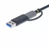 StarTech.com FCREADMICRO3V2 lettore di schede di memoria multimediale USB 3.0, SD/microSD/CompactFlash, USB-C con adattatore USB-A, 5 Gbps