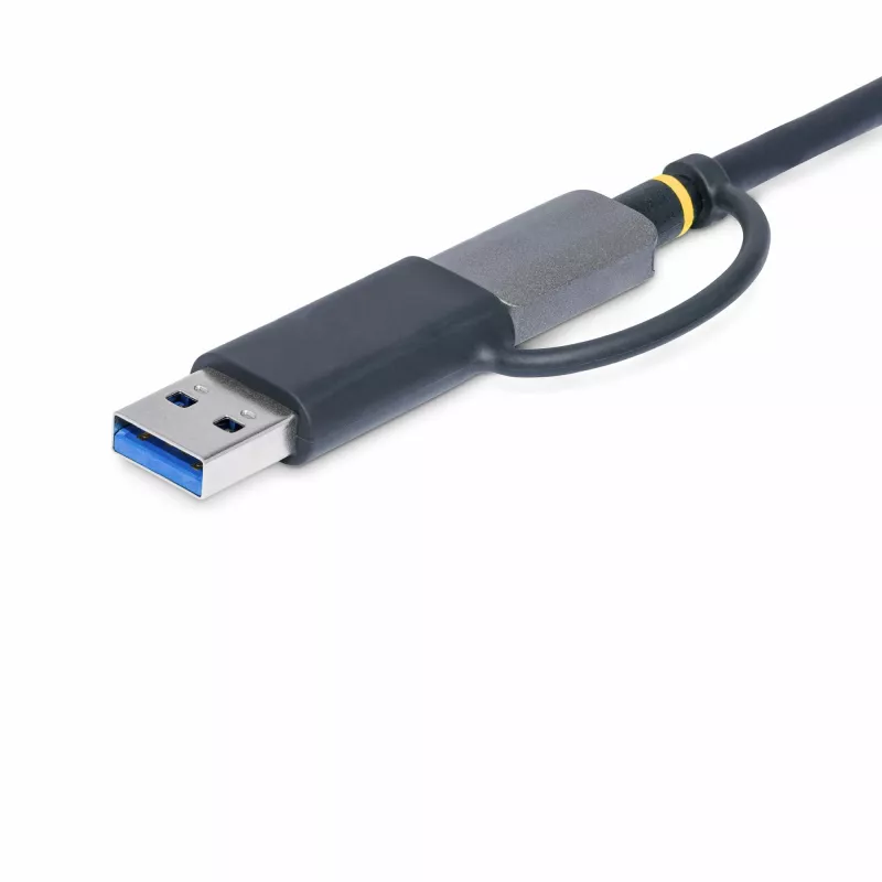 StarTech.com FCREADMICRO3V2 lettore di schede di memoria multimediale USB 3.0, SD/microSD/CompactFlash, USB-C con adattatore USB-A, 5 Gbps