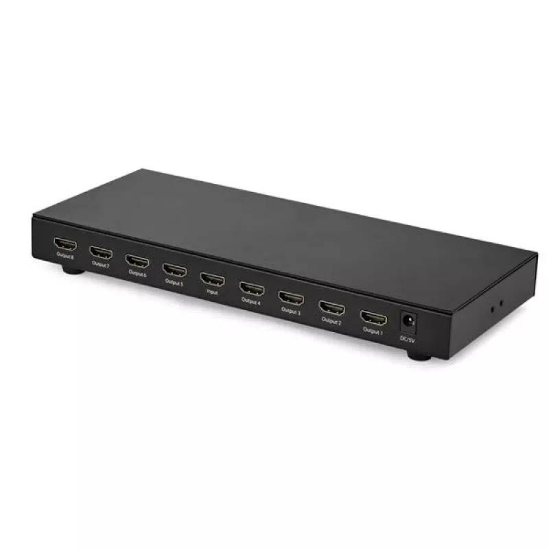 StarTech.com splitter HDMI 8 porte 4K 60Hz, HDMI, 8x HDMI, 3840 x 2160 pixel, nero, 4K Ultra HD, 60 Hz