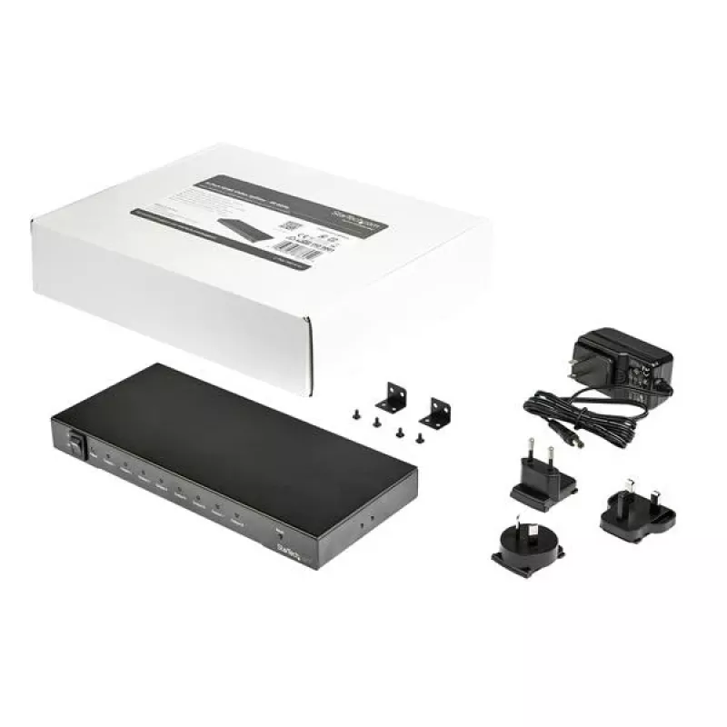 StarTech.com splitter HDMI 8 porte 4K 60Hz, HDMI, 8x HDMI, 3840 x 2160 pixel, nero, 4K Ultra HD, 60 Hz