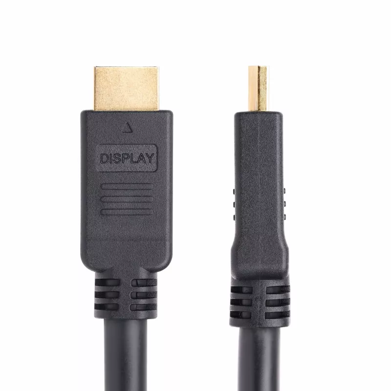 StarTech.com cavo HDMI 2.0 attivo da 15 m (49,2 ft), CMP, certificato Plenum, cavo HDMI High Speed, 4K 60Hz, HDR10/HDCP 2.2/ARC, cavo HDMI CMP In-Wall