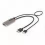 StarTech.com cavo adattatore HDMI a DisplayPort da 1 ft (30 cm), 8K 60Hz, convertitore video attivo HDMI 2.1 a DP 1.4, alimentazione tramite bus USB con cavo in dotazione