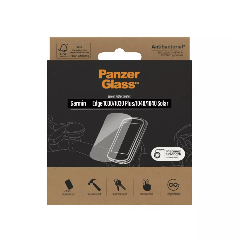 PanzerGlass pellicola protettiva per display Garmin Edge 1030 1040 antiriflesso vetro temperato
