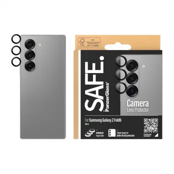 Protezione obiettivo fotocamera PanzerGlass SAFE. by per Samsung Galaxy Z Fold6 antigraffio antiurto nero