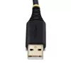 StarTech.com cavo adattatore seriale USB a null modem da 2 m, memoria COM, FTDI, USB-A a DB9 RS232, viti/dadi DB9 sostituibili, Windows/macOS/Linux