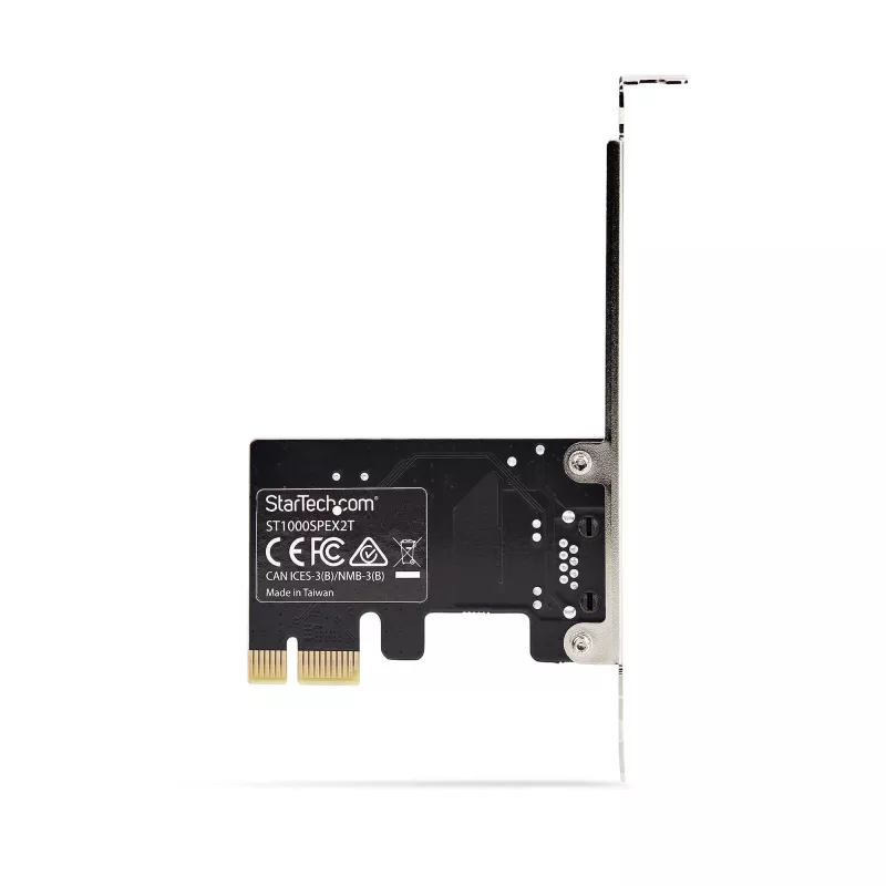 StarTech.com scheda di rete Gigabit PCIe a 1 porta, scheda LAN 10/100/1000 Mbit/s PCI Express, NIC, Realtek RTL8111H, compatibile con Windows e Linux, conforme TAA