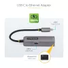 StarTech.com adattatore USB-C a Ethernet 2.5GbE, 100W PD Passthrough, NIC NBASE-T, rete multi-speed USB 3.0 Type-C 2.5/1G, compatibile Thunderbolt, Windows & Mac