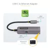 StarTech.com adattatore USB-C a Ethernet, NIC, 100W PD pass-through, adattatore di rete multi-speed USB 3.0 Type-C 1 Gbit/s, compatibile Thunderbolt, Windows & Mac