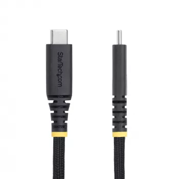 StarTech.com cavo di ricarica USB-C 10ft (3m), robusto e ultra-flessibile, 240W (5A) PD EPR, cavo di ricarica per laptop USB 2.0, certificato USB-IF, cavo di ricarica USB-C resistente