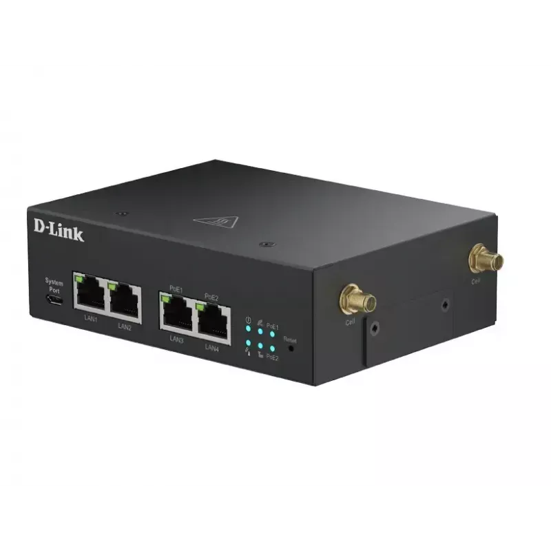 Modem 5G D-Link DWM-314-GP con 5G NR, fallback LTE e porta Ethernet WAN