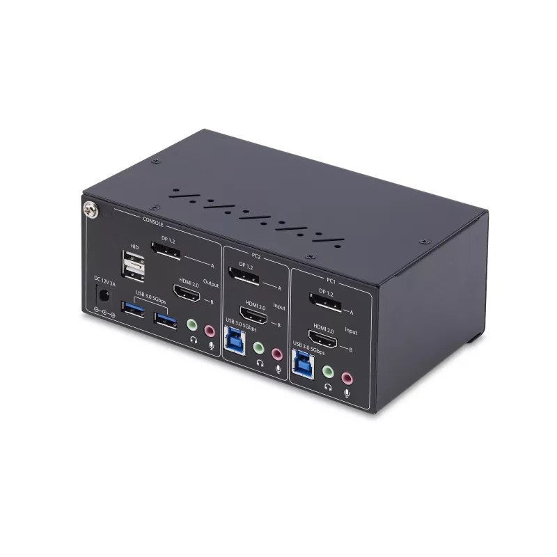 StarTech.com P2ADDH462-KVM-SWITCH switch KVM nero