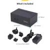 StarTech.com P2ADDH462-KVM-SWITCH switch KVM nero