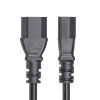 StarTech.com cavo prolunga alimentazione 4,5m (15ft), cavo alimentazione PDU C14 a C13, 15A 250V, 14AWG, cavo alimentazione AC per PDU/alimentatore, certificato KEMA-KEUR
