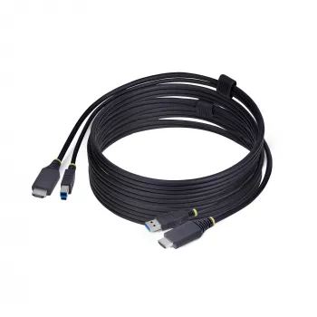 StarTech.com cavo KVM HDMI e USB 5Gbit/s 10ft (3m), 4K 60Hz, cavo combinato HDMI 2.0 e USB per switch KVM