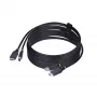 StarTech.com cavo KVM HDMI e USB 5Gbit/s 10ft (3m), 4K 60Hz, cavo combinato HDMI 2.0 e USB per switch KVM