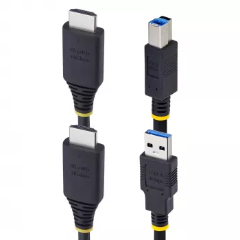 StarTech.com cavo KVM HDMI e USB 5Gbit/s 10ft (3m), 4K 60Hz, cavo combinato HDMI 2.0 e USB per switch KVM