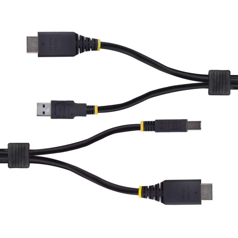 StarTech.com cavo KVM HDMI e USB 5Gbit/s 10ft (3m), 4K 60Hz, cavo combinato HDMI 2.0 e USB per switch KVM