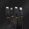 StarTech.com cavo KVM HDMI e USB 5Gbit/s 10ft (3m), 4K 60Hz, cavo combinato HDMI 2.0 e USB per switch KVM