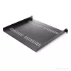 StarTech.com ripiano rack server 1U – vassoio a sbalzo universale ventilato per rack e armadio apparecchiature di rete 19 pollici – acciaio ad alta portata – capacità 44lb/20kg – ripiano profondo 16 pollici, nero