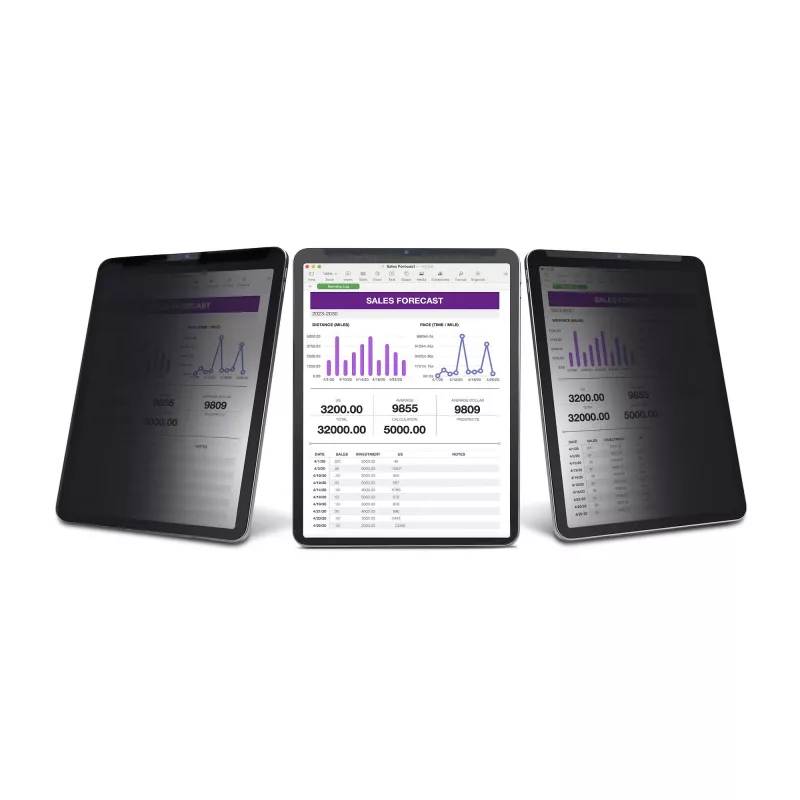 StarTech.com pellicola privacy 4 vie per iPad Pro 12,9 pollici, 3ª gen. e successivi, per orientamento verticale/orizzontale, touch, angolo di visuale +/- 30°, blocca fino al 51 % della luce blu, opaca