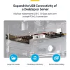StarTech.com scheda PCIe USB Type-C 4 porte, USB 3.2 10Gbps, scheda di espansione USB-C PCI Express, 4 controller USB indipendenti, Windows/Linux/macOS, conforme TAA