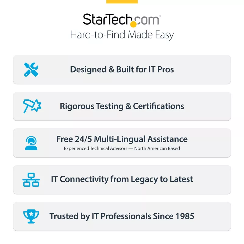 StarTech.com scheda PCIe USB Type-C 4 porte, USB 3.2 10Gbps, scheda di espansione USB-C PCI Express, 4 controller USB indipendenti, Windows/Linux/macOS, conforme TAA