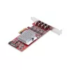 StarTech.com scheda PCIe USB Type-C 4 porte, USB 3.2 10Gbps, scheda di espansione USB-C PCI Express, 4 controller USB indipendenti, Windows/Linux/macOS, conforme TAA