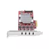 StarTech.com scheda PCIe USB Type-C 4 porte, USB 3.2 10Gbps, scheda di espansione USB-C PCI Express, 4 controller USB indipendenti, Windows/Linux/macOS, conforme TAA