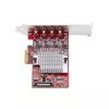 StarTech.com scheda PCIe USB Type-C 4 porte, USB 3.2 10Gbps, scheda di espansione USB-C PCI Express, 4 controller USB indipendenti, Windows/Linux/macOS, conforme TAA