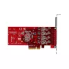 StarTech.com scheda PCIe USB Type-C 4 porte, USB 3.2 10Gbps, scheda di espansione USB-C PCI Express, 4 controller USB indipendenti, Windows/Linux/macOS, conforme TAA
