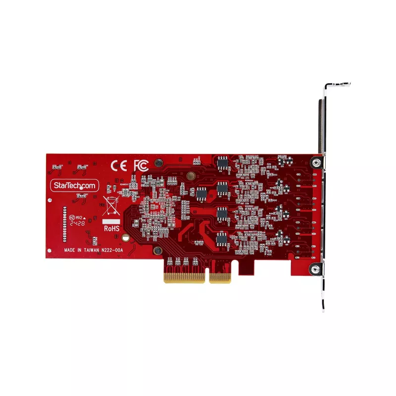 StarTech.com scheda PCIe USB Type-C 4 porte, USB 3.2 10Gbps, scheda di espansione USB-C PCI Express, 4 controller USB indipendenti, Windows/Linux/macOS, conforme TAA