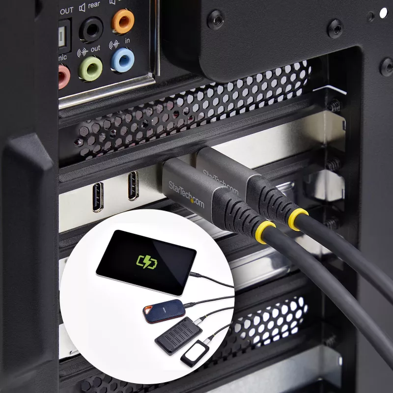 StarTech.com scheda PCIe USB Type-C 4 porte, USB 3.2 10Gbps, scheda di espansione USB-C PCI Express, 4 controller USB indipendenti, Windows/Linux/macOS, conforme TAA