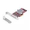 StarTech.com scheda PCIe USB Type-C 4 porte, USB 3.2 10Gbps, scheda di espansione USB-C PCI Express, 4 controller USB indipendenti, Windows/Linux/macOS, conforme TAA