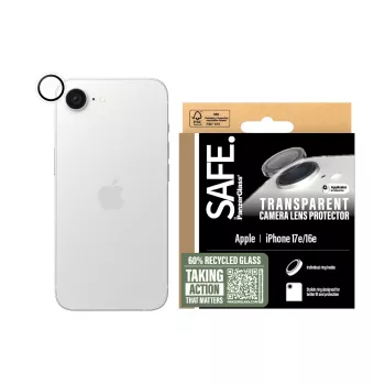 PanzerGlass SAFE. by ® protezione lenti fotocamera trasparente iPhone 17e | 16e