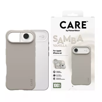 Cover PanzerGlass CARE by custodia alla moda Samba Vanilla compatibile MagSafe iPhone 17 Air
