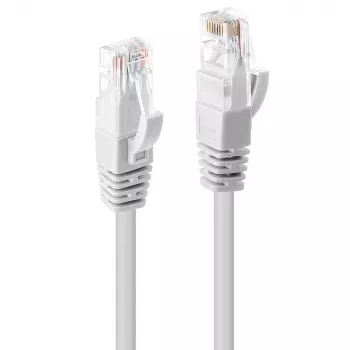 Cavo di rete Lindy 1m RJ-45 Cat6 U/UTP bianco