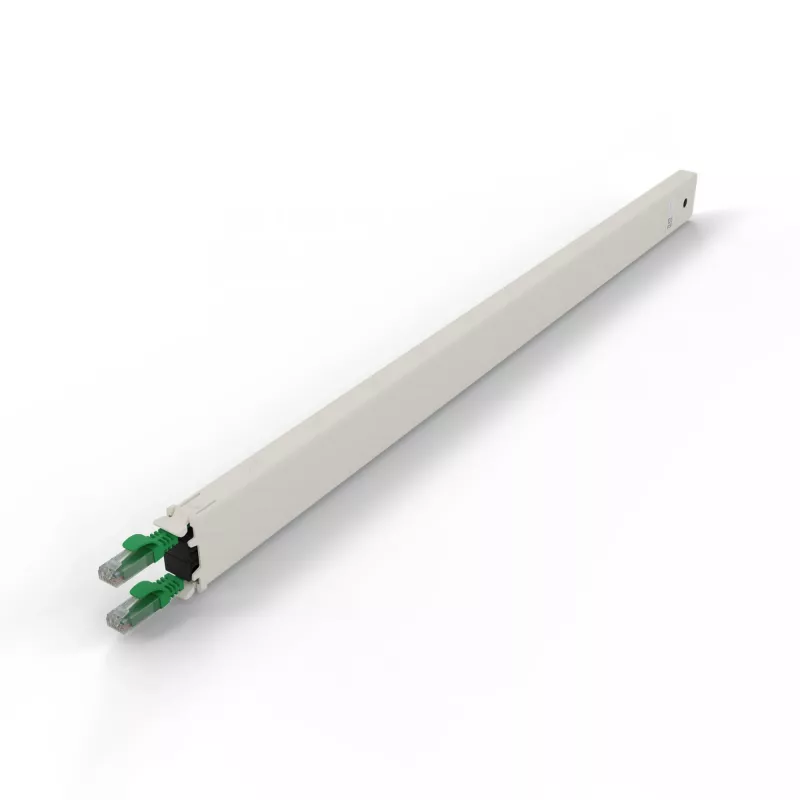 PATCHBOX patchbox.one CONE30UTPGR cassetta per cavo patch retrattile, 30RU, Cat6a, UTP, verde