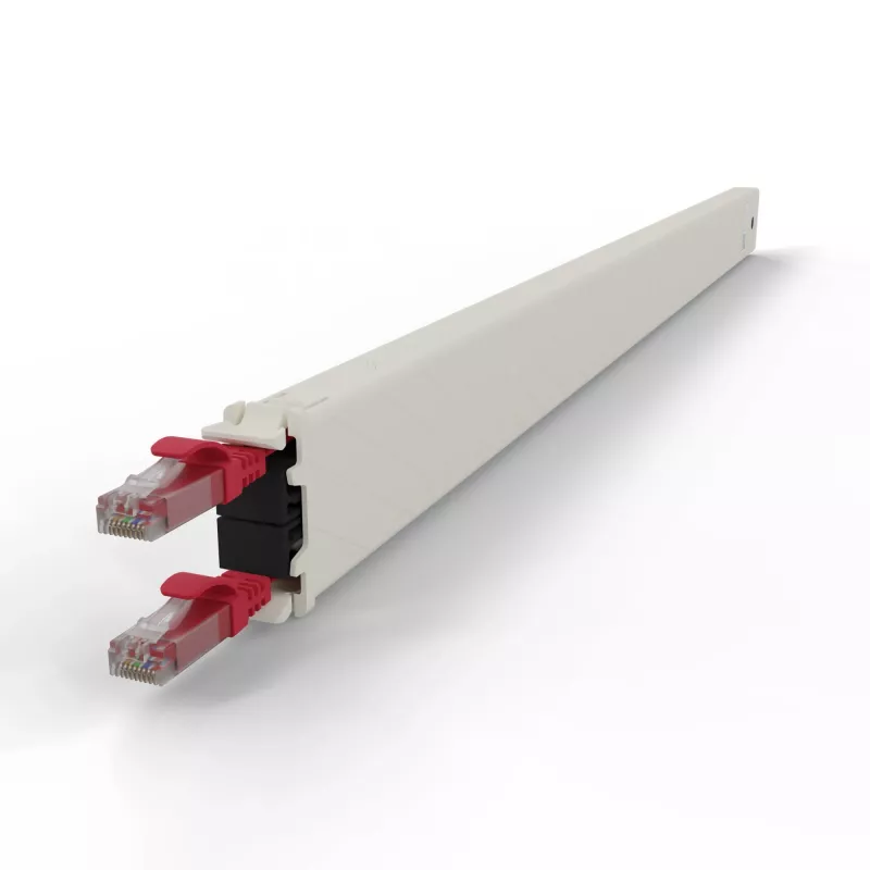 PATCHBOX patchbox.one CONE30UTPRD cassetta per cavo patch, 30RU, Cat6a, UTP, rossa