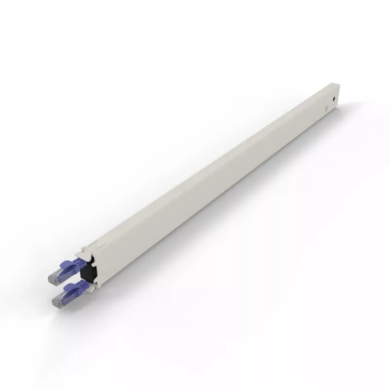 PATCHBOX patchbox.one CONE30UTPVI cassetta per cavo patch retrattile, 30RU, Cat6a, UTP, viola