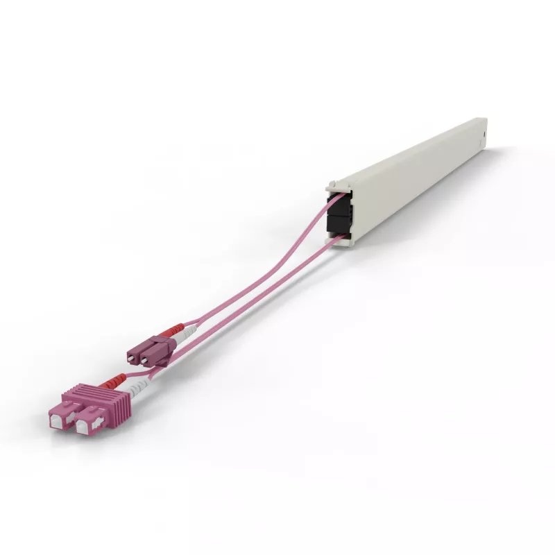 PATCHBOX patchbox.one cassetta in fibra ottica 46RU OM4, LC-SC, 2,5 m