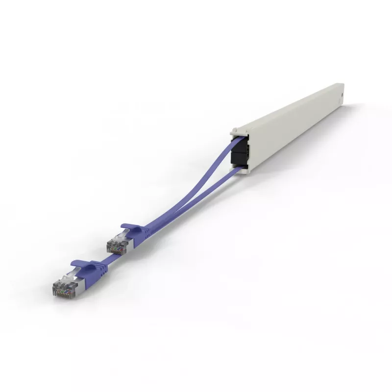PATCHBOX patchbox.one CONE46STPVI cassetta per cavo patch, 46RU, Cat6a, STP, viola
