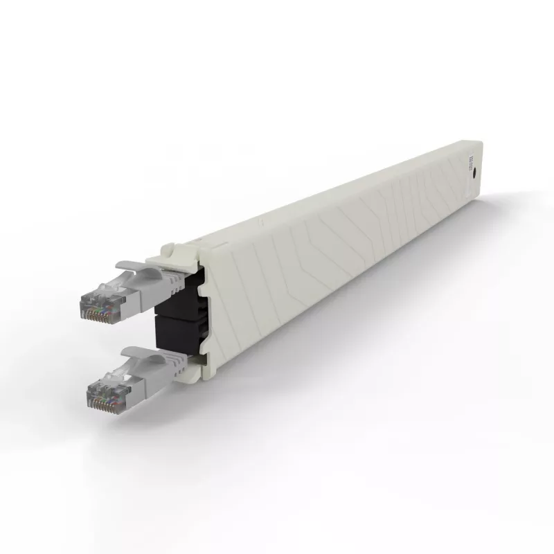 Cavo di rete PATCHBOX CONEX8STPSL RJ-45 Cat6a 0,8 m grigio