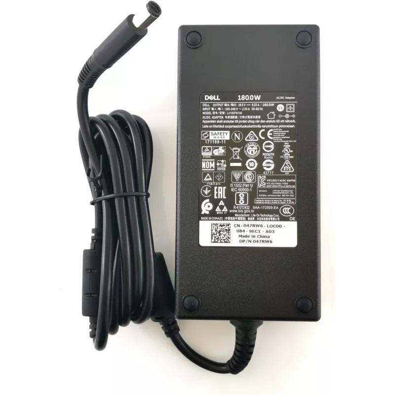 DELL 180W alimentatore/caricabatterie AC per interni nero