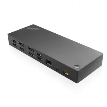 Lenovo 40AF0135UK docking station/replicatore di porte per laptop con filo USB 3.2 Gen 1 (3.1 Gen 1) Type-C nero