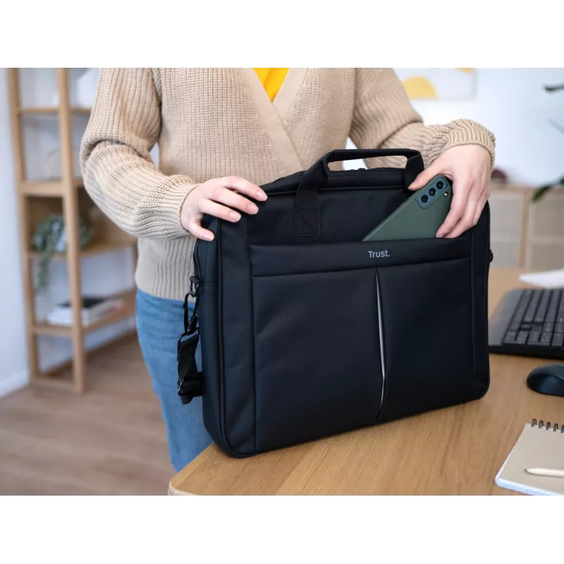 Trust Primo borsa per laptop da 16 pollici, valigetta, 40,6 cm (16 pollici), tracolla
