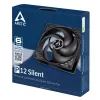 ARCTIC P12 Silent – ventola da 120 mm ottimizzata per la pressione, extra silenziosa