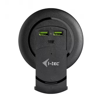 Caricabatterie i-tec da incasso da tavolo a ricarica rapida USB-C PD 3.0 + 3x USB 3.0 QC3.0 96 W