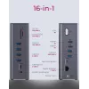 ICY BOX IB-DK2262AC con filo USB 3.2 Gen 1 (3.1 Gen 1) Type-C antracite